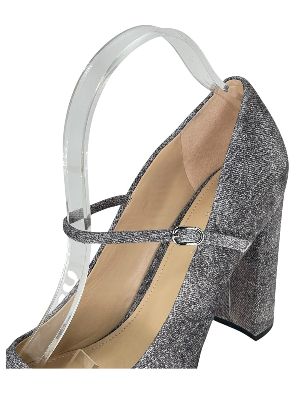 Marc Fisher Anellie Grey Cap Toe Womens Pumps Size 11M - Picture 7 of 12